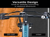 VALK Vortex 3 Electric Bike, Medium Frame Mountain ebike, Metallic Teal V219-BIKEMBVAR3HEA