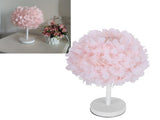 Flower Table Lamp Bedside Bedroom Desktop Nightstand Decoration Supplies Light PinkEU Plug 110-240V V1294-YM0901-3119200163411