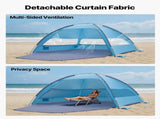 Beach Tent Sun Shelter for 6 Person, UPF 50 Protection, Portable Sun Shade Canopy with Carrying Bag V952-BXSHTZPDBJC6IOET9001V0