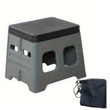 Portable Folding Toilet for Camping and Travel Grey V1308-DSZKI-207