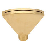 Fan Shaped Fountain Nozzle G1 Inch Brass Flat Head Spray Nozzle Fountain Sprinkler Head for Garden V1294-YM0706-3111230203411