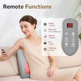 Shiatsu Neck Massager with Heat and Remote,3D Kneading Back Massager, Massage Pillow for V1337-HG-XGUL-X7KK
