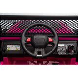 24V Jeep Off Road Inspired Ride On Car Kids Fairyland Adventure Pink V580-87654324681