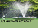 Protege 25W Solar Powered Fountain Submersible Water Pump with Battery Pond Kit Garden V219-PMPFPKPROAB12