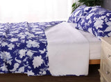 Ramesses Spring Blue 3 Pcs Bamboo Blend Ultrosonic Reversible Comforter Set King V442-KIT-COMFORTER-3PCSSPRING-BLUE-KI