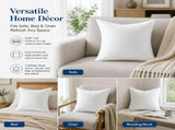Pillows, 17.71x17.71 Memory Foams,White Throw Insert Machine Washable,Bedding V1192-AZ-W-29504