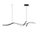 BAMDECOR A036 Modern LED Linear Pendant Lights with Dimmable LED and Adjustable Hanging Length 120cm V255-A36-L120-A