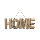 Hand-Made Driftwood 'Home' Wall Art 44x3cm V637-33764HOM