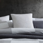 Platinum Collection Region Grey Polyester Cotton Jacquard Quilt Cover Set Queen V442-LED-QUILTCS-REGION-GREY-QS