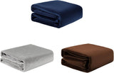 USB Rechargeable Heated Blanket Soft Flannel Brown, 100 x 70 cm V1188-MS-708-004