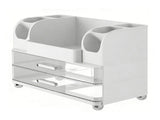 Makeup Organizer with Drawers Cosmetic Display Case with Brush Holder for Bathroom V1294-YM0901-3117250215711