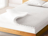 Giselle Bedding Memory Foam Mattress Topper Egg Crate 5cm King Single MATTRESS-TOP-EC-N5-KS