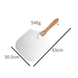 Removable Pizza Shovel With Foldable Wooden Handle For Easy Storage Spatula Paddle For Baking V1192-AZ-W-3560
