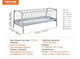 Livestock Feeder, 2 in 1 Grain & Feeder, 80-Gallon Capacity Pasture Feeder, 59" Long Goat V952-SCWSQ5919633EY63VV0