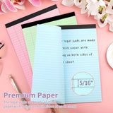 Coloured notepads, set of 3 writing pads 29.5 x 21.4 cm, with micro-perforation and sturdy back, V1188-ZXY-131-200