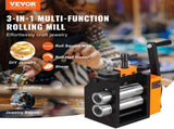 Rolling Mill, 2.95"/75 mm Jewelry Mill Machine, 1 2 Gear Ratio, 3-in-1 Multi-function V952-SHYYPJ3H175MUUC1YV0