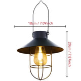 2PS Retro Metal Solar Light Weatherproof, Ambiance Light for Garden & Camping, Wire-Free & Portable V1385-TYGD-WU-924-007