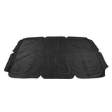 Outdoor Swing Canopy Waterproof Porch Top Cover Replacement UV Proof for Patio Yard Chair Black V1294-YM0718-3111220247515