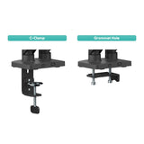 activiva Ergolife Dual-Screen Gas Spring Monitor Arm V186-ACA-MMA-DGC22K