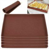 Dehydrator Trays, 5 Pack, Nonstick Silicone, Reusable for Jerky, Fruit, Meat, Herbs, Vegetables, V1370-AZ4-10345
