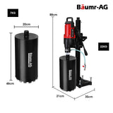 BAUMR-AG 3200W 280mm Vertical Stand Core Drill & 202mm Drill Bit Combo, for Demolition Concrete V219-DRLCREBM28V-20