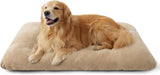 Washable Dog Bed for Crate, Giant Comfort Fluffy Plush Pet Pillow Bed Kennel Pad with Non-Slip V1107-136-31385-BRN4