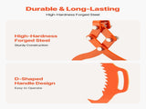 32in Log Lifting Tongs, 2-Claw Log Tongs, Heavy Duty Steel Log Grapple, 1543LBS Lifting Capacity, V952-YMBYQ32YC2ZKPHHI0V0