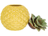 WHAMVOX Yellow Pineapple Tea Cookie Jar Storage Container for Fruit and Travel Kitchen Use V1189-WXFWAL-20260326-02309