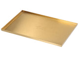 Modern Metal Gold Plate Rectangle Storage Tray Cosmetic Jewelry Display Stainless Steel Tray V1294-YM0715-3115210277011