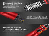 2-in-1 Pink Automatic Rotating Hot Air Styler - Multifunctional Hair Dryer V888-ELOSUNG39702