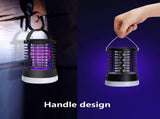 Bug Zapper Outdoor Bug Repellent Rechargeable Camping Lamp Waterproof Killer Fly Trap V1192-AZ-W-14966