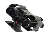 Fireplace Fan Quiet Operation 180-220CFM 1400rpm Aluminum Alloy 6 Blade Heat Powered Wood Stove Fan V1294-YM0901-H47547B-2