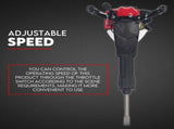 2 Stroke Petrol Demolition Jackhammer Concrete Tile Breaker 52cc Jack Hammer V379-JAKHAMER052001