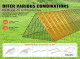Chicken Tunnels, 300 x 71 x 61.5cm Chicken Tunnels for Yard, Portable Chicken Tunnels for V952-YJSDZXK00000V3S9IV0