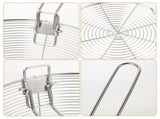 Stainless Steel Deep Fryer Basket for Crispy Snacks and Fries, 1-Pack Kitchen Frying Accessory V1366-AZ2-W-23698