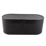 Hair Styling Tool Storage Bag Splash Proof Scratch Proof PU Leather Portable Hair Dryer Carrying Bag V1294-YM0901-3117240299511
