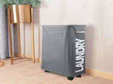 Foldable Laundry Basket Waterproof Dirty Clothes Organizer Storage Bag with Wheels V1294-YM0901-3117200071911