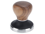 58mm Stainless Steel Flat Coffee Tamper Powder Pressed Hammer with Height Adjustable Wooden V1294-YM0901-3118200176412