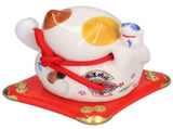 Ceramic Wealth Welcoming Cat Ornament Desktop Fortune Cat Craft for Home Shop Store Business V1294-YM0523-3115210229913