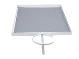 Bedside Shelf with Cup Holder Carbon Steel Bunk Bed Tray Clip On Nightstand with Hooks for College V1294-YM0901-3117250130612