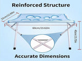 Foldable Pet Bathing Stand, Pet Grooming Hammock - Quick-Dry Mesh, 8 Holes, Holds 44 lbs for Washing V1366-AZ2-W-15315