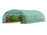 Walk-in Tunnel Greenhouse, 19.4x9.7x6.5 ft Hoop House Greenhouse Tunnel, Plant Hot House with V952-SDXWS20X10X7U1NJ3V0