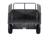 Garden Utility Trailer, 17 Cu. Ft & 272 kg Capacity, ATV UTV Hauling Trailer, Tow Behind Steel Dump V952-HYTCHSTPK17CFT3NV001V0