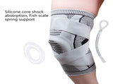 Knee Pro - Protective Short-Style Strap-On Knee Sleeve Brace for Fitness, Running, Outdoor Sports & V1370-AZ4-17782