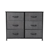 Levede Storage Cabinet Tower Chest Dark Grey CH1047-DG