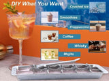 Durable Stainless Steel Ice Making Box, Versatile DIY Tray for Perfectly Shaped Ice Cubes, Easy to V1370-AZ4-13755