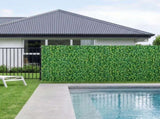 Artificial Plant Wall, 4 PCS 61 x 243.8 cm Artificial Boxwood Panels, Sun Protection Greenery V952-RZZWQPJSPJS3I04L4001V0