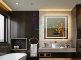 Interior Ave - 70 x 90cm Rectangle Frameless LED Bathroom Mirror Bluetooth V355-IA-RWM-9070-BT