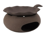 Ceramic Tea Roaster Loose Leaf Tea Warmer Tea Fragrance Roasting Baking Pot with Stainless Steel V1294-YM0706-3118230212611