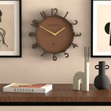 Newgate Monorail Wall Clock-Brown V398-NG-MRAIL-MB
